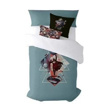 Nordic cover Superman Geometric Green 220 x 220 cm