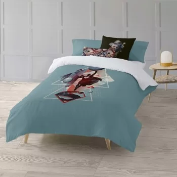 Nordic cover Superman Geometric Green 220 x 220 cm 2