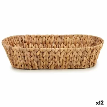 Centerpiece Brown Metal Water hyacinth 36,8 x 9,5 x 17,5...