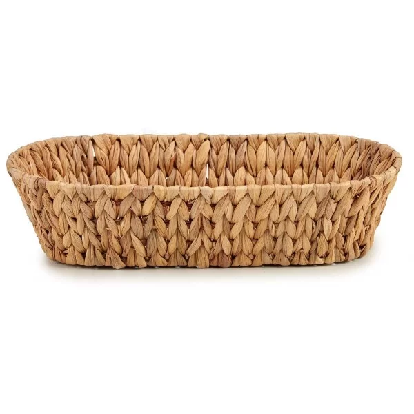 Centerpiece Brown Metal Water hyacinth 36,8 x 9,5 x 17,5 cm (12 Units)