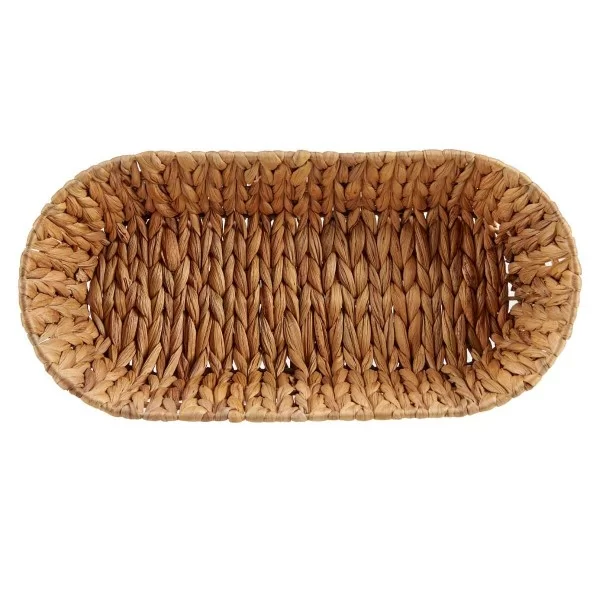 Centerpiece Brown Metal Water hyacinth 36,8 x 9,5 x 17,5 cm (12 Units)