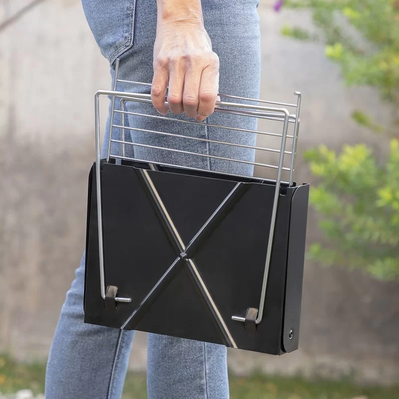 Mini Folding Portable Barbecue for Charcoal...