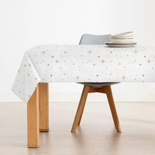 Stain-proof resined tablecloth Mauré Christmas 100 x 140 cm