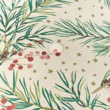Stain-proof tablecloth Mauré Merry Christmas 240 x 155 cm 2