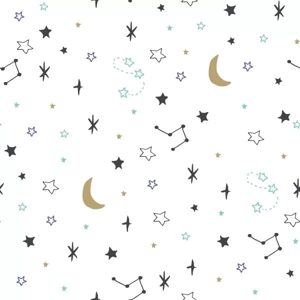 Fitted bottom sheet Kids&Cotton Dayton Multicolour 90 x 200 cm