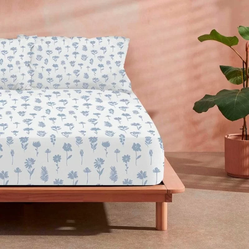 Fitted bottom sheet Ripshop Arona Multicolour 140 x 200 cm