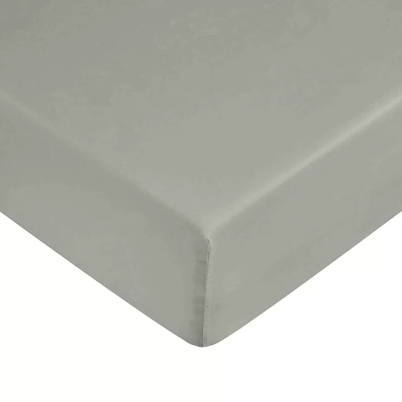 Fitted bottom sheet Ripshop Liso Light grey 160...