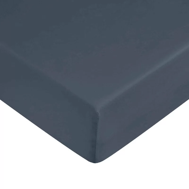 Fitted bottom sheet Ripshop Liso Navy Blue 140...
