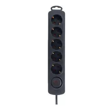 Power Socket - 5 Sockets with Switch TM Electron 250 V 2