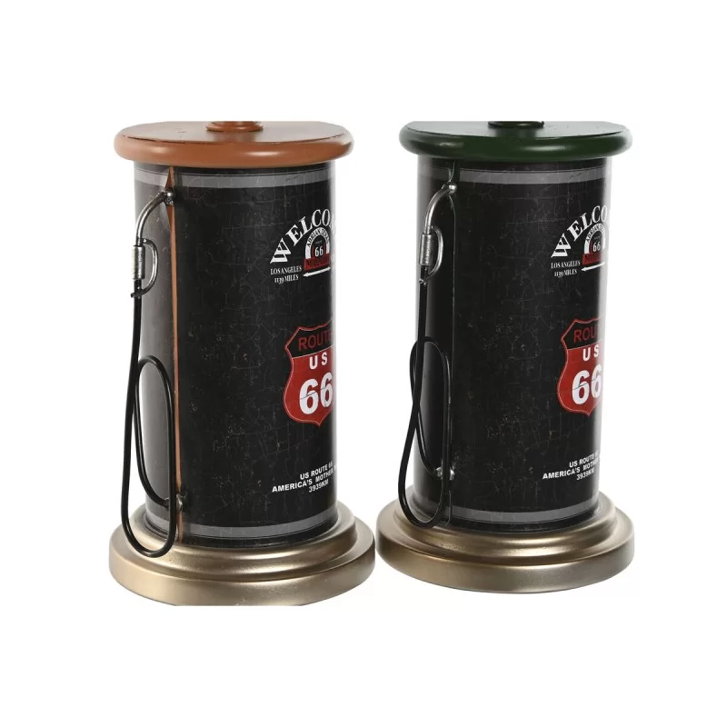 Table clock Home ESPRIT Black Green Orange...