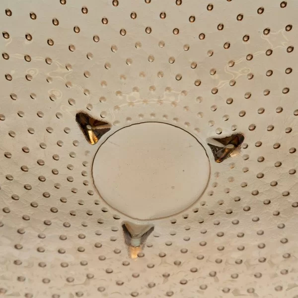 Centerpiece recycled glass Caramel 40 x 40 x 11 cm