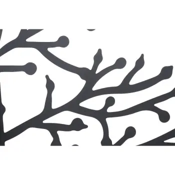 Wall Decoration DKD Home Decor Black Tree Cottage 141 x... 2