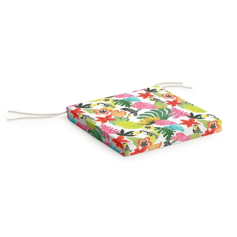 Chair cushion Belum 0120-404 40 x 5 x 40 cm Flowers
