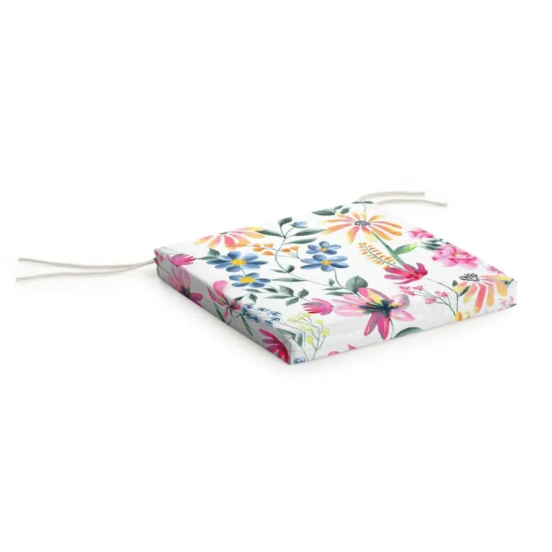 Chair cushion Belum 0120-407 40 x 5 x 40 cm Flowers