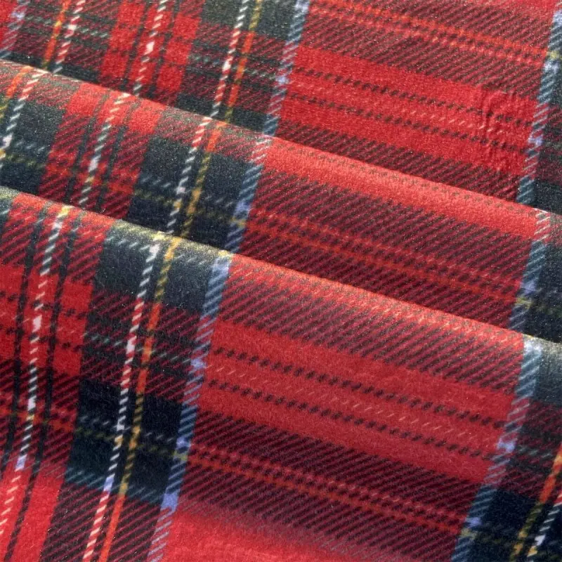 Table Runner Muaré terciopelo Cuadro Escocés Grande Multicolour 50 x 145 cm Scottish Man