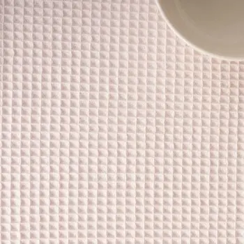 Table Runner Muaré Waffle Light Pink 45 x 140 cm 2