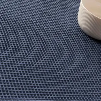 Table Runner Muaré Waffle Grey 45 x 140 cm 2