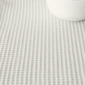 Table Runner Muaré Waffle Cream Natural 45 x 140 cm 2