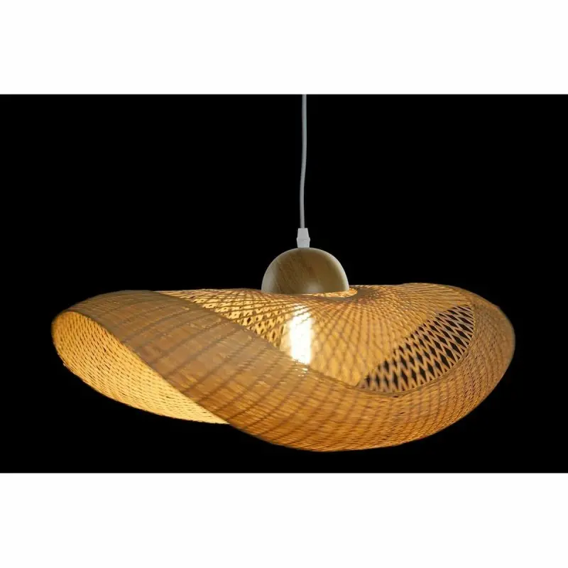 Ceiling Light DKD Home Decor Brown Bamboo 40 W...