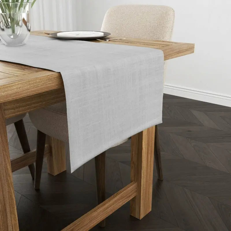 Table Runner Muaré Liso Grey 45 x 140 cm