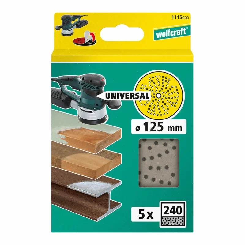 Multi-hole sanding disc for eccentric sander...
