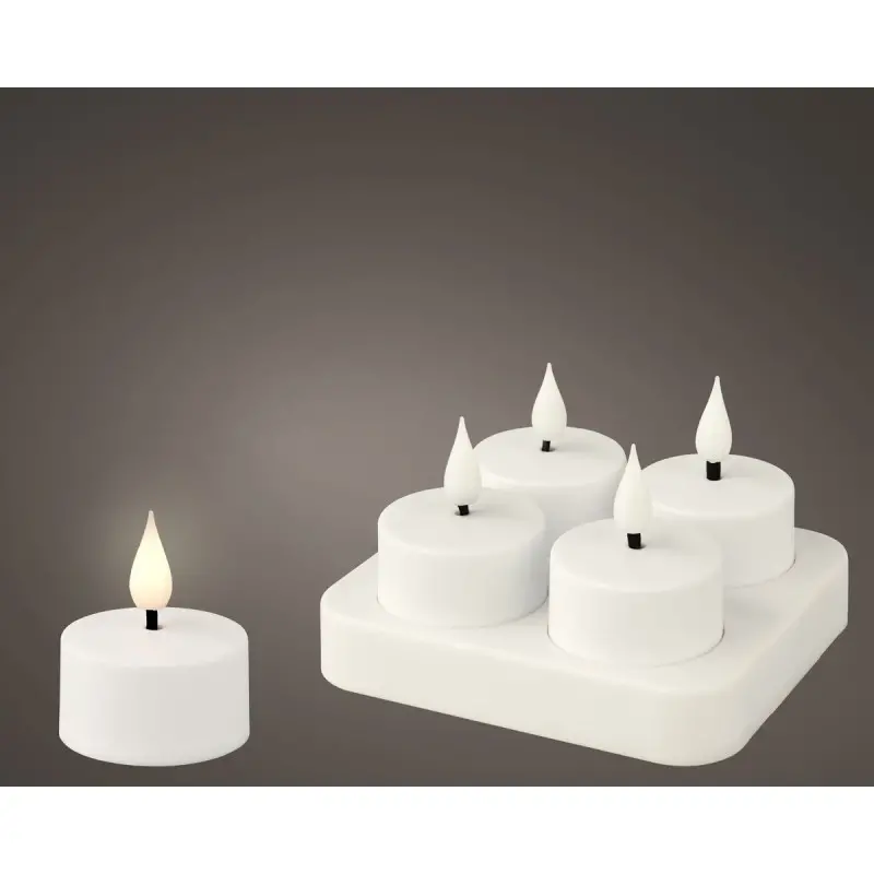 LED Candle Lumineo 485346 Rechargeable Inside...