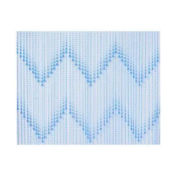 Curtain EDM Blue polypropylene (90 x 200 cm)