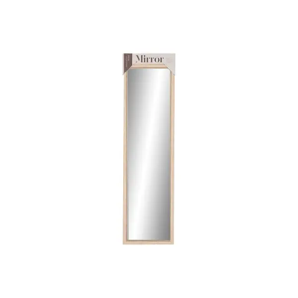 Wall mirror Home ESPRIT White Brown Beige Grey Crystal polystyrene 68 x 2 x 156 cm (4 Units)
