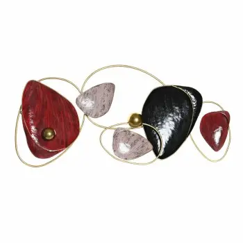Wall Decoration DKD Home Decor Red Black Golden Metal...