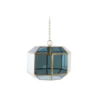 Ceiling Light DKD Home Decor Crystal Blue Golden Brass 50...