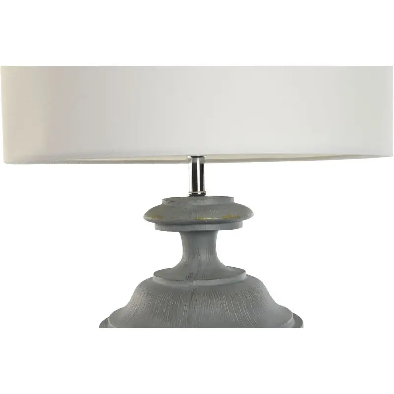 Desk lamp Home ESPRIT White Grey Resin 35,5 x...