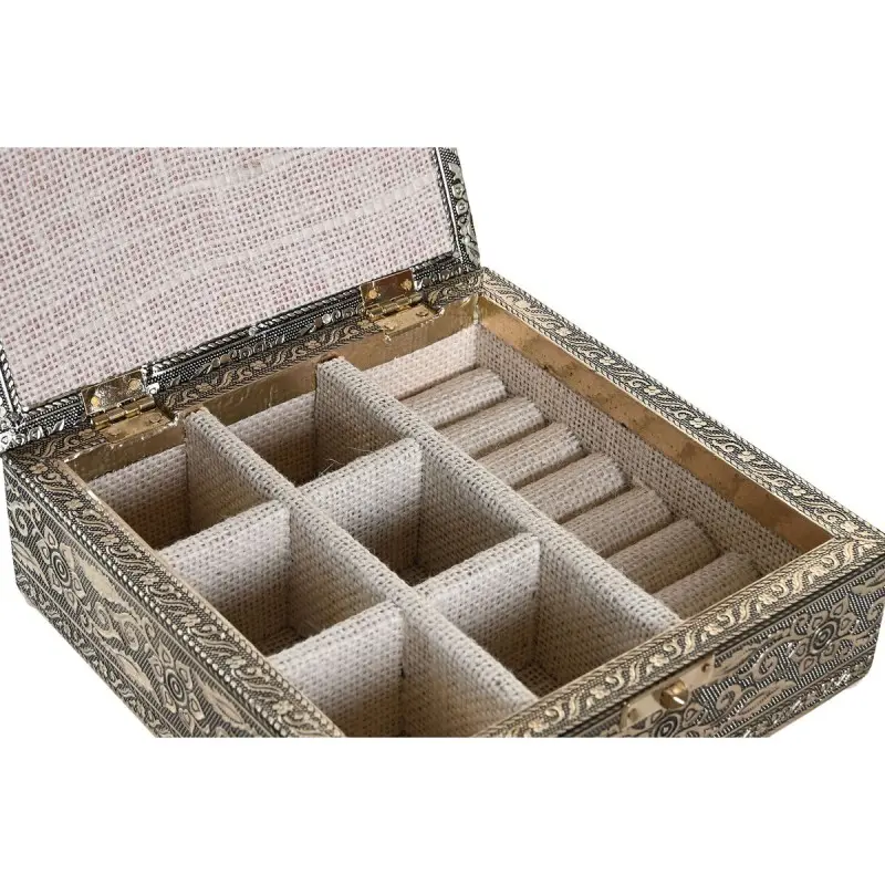 Jewelry box DKD Home Decor 17,5 x 17,5 x 6,3 cm...