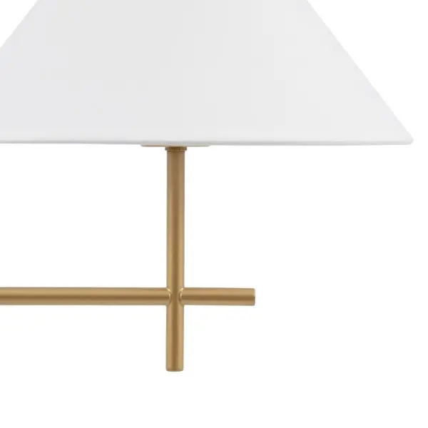 Floor Lamp 43 x 30 x 132 cm Golden Metal