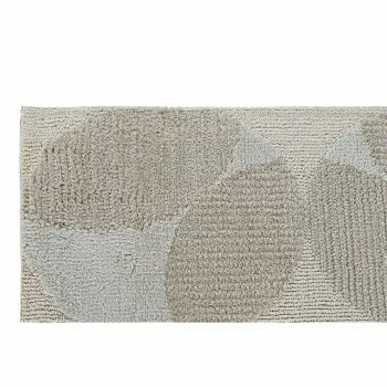 Carpet DKD Home Decor Beige Polyester Circles (60 x 240 x... 2