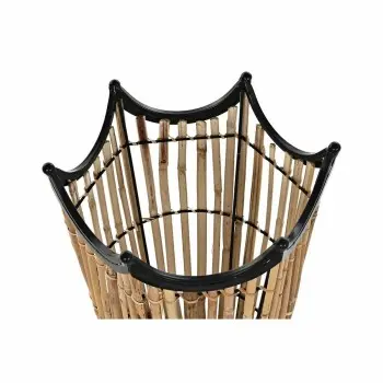 Umbrella stand DKD Home Decor Rattan Black Metal (32 x 32... 2