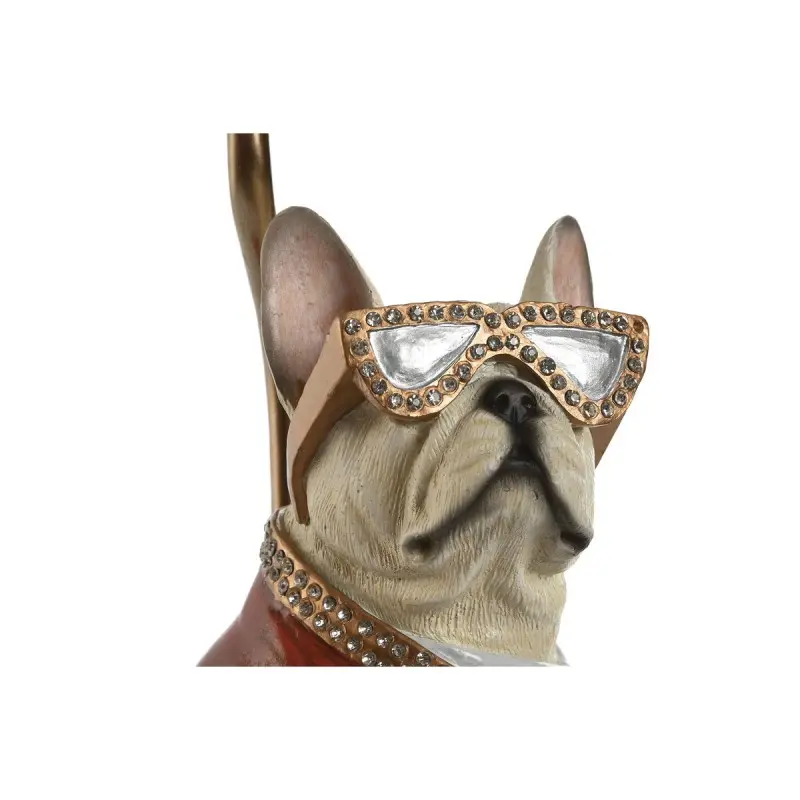 Desk lamp Home ESPRIT White Red Metal Resin 50...