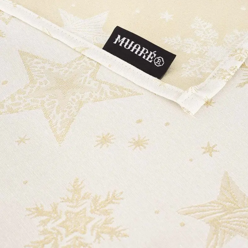 Stain-proof tablecloth Muaré Christmas 155 x...