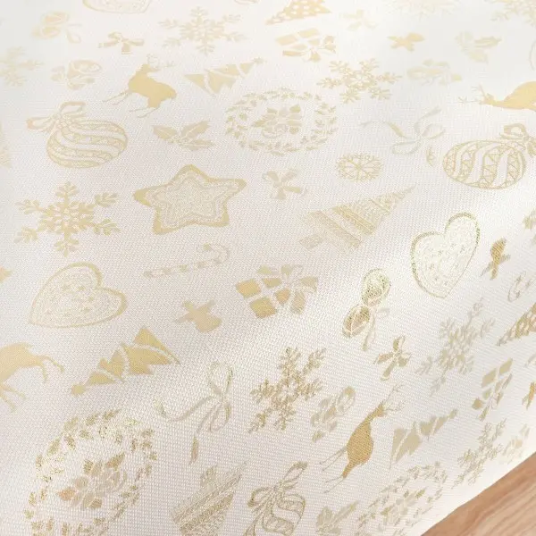 Stain-proof tablecloth Muaré Christmas 155 x 155 cm