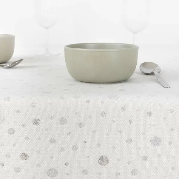 Stain-proof tablecloth Muaré Astroni 155 x 155 cm