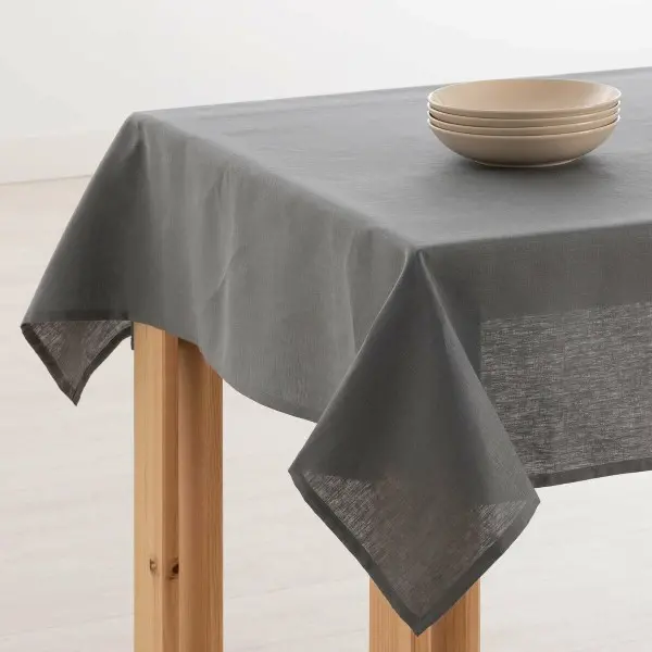 Tablecloth Muaré 100 x 130 cm Anthracite