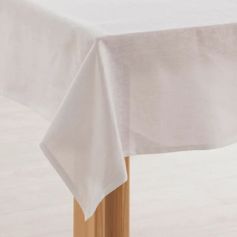 Tablecloth Muaré 250 x 150 cm White