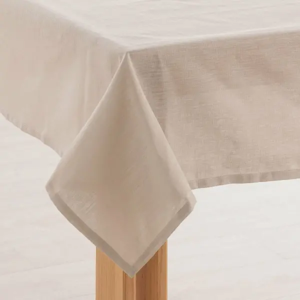 Tablecloth Muaré 400 x 150 cm Light grey