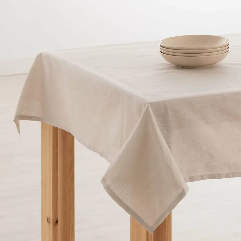 Tablecloth Muaré 200 x 150 cm Light grey