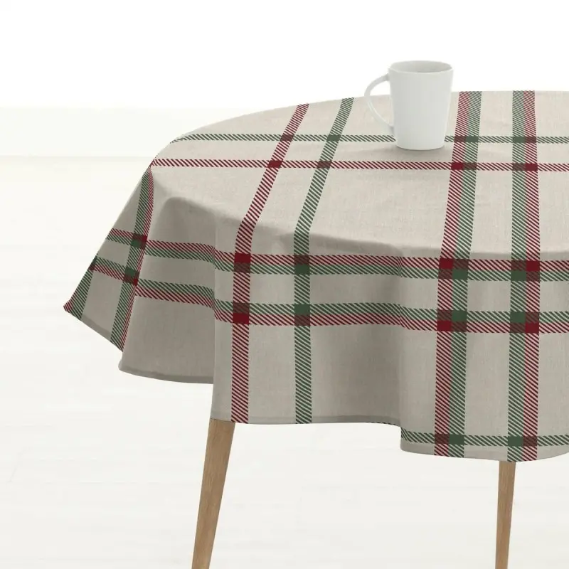 Tablecloth Muaré Christmas White