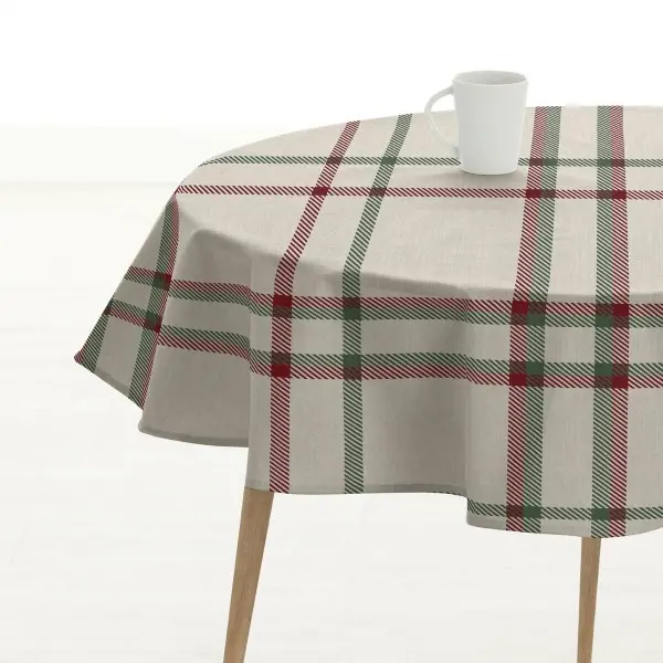 Tablecloth Muaré Christmas White