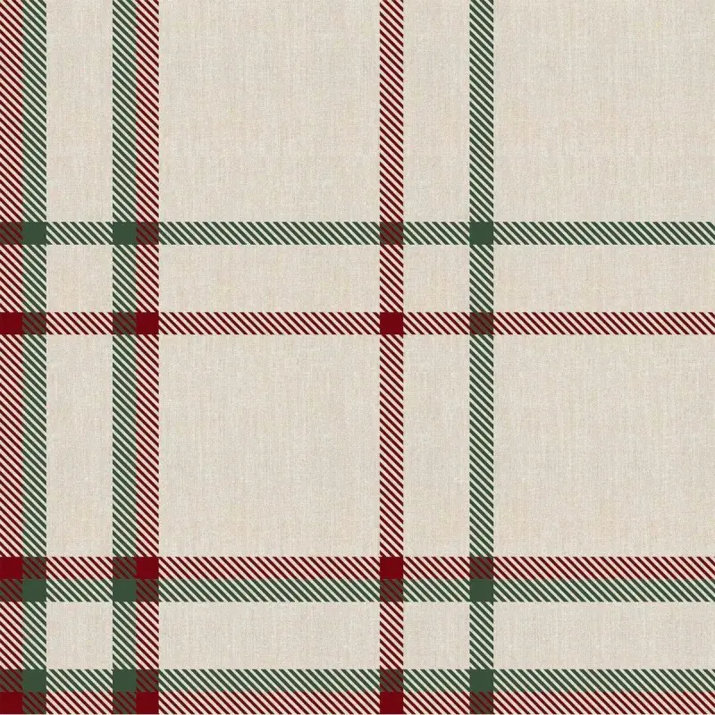 Tablecloth Muaré Christmas White