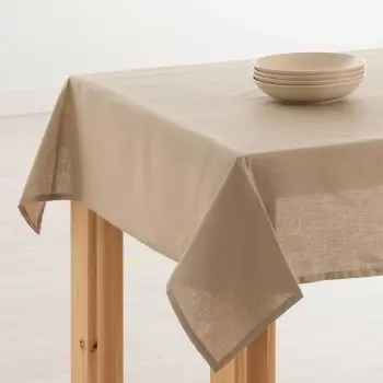 Tablecloth Muaré 100 x 130 cm Taupe 2
