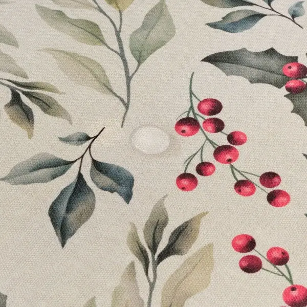 Stain-proof resined tablecloth Muaré Christmas 200 x 140 cm