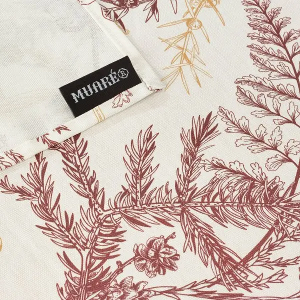 Stain-proof resined tablecloth Muaré Christmas 200 x 140 cm