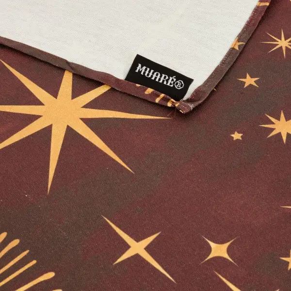 Stain-proof resined tablecloth Muaré Christmas 200 x 140 cm